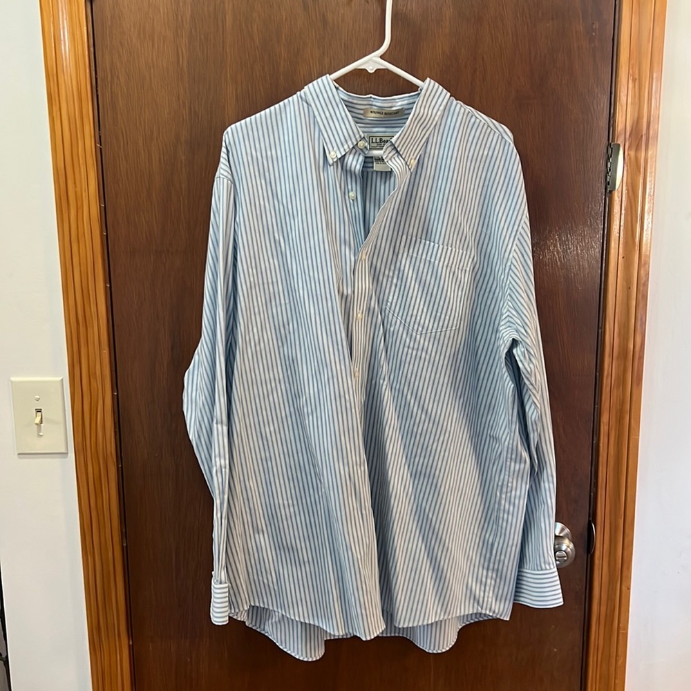 LL Bean XL Reg Mens Dress Shirt